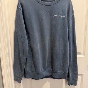 Women's Blue Crewneck Sweatshirt